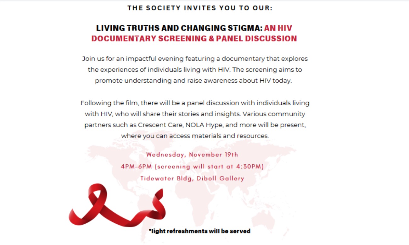 Living Truths and Changing Stigma: An HIV Documentary and Panel Discussion illustration