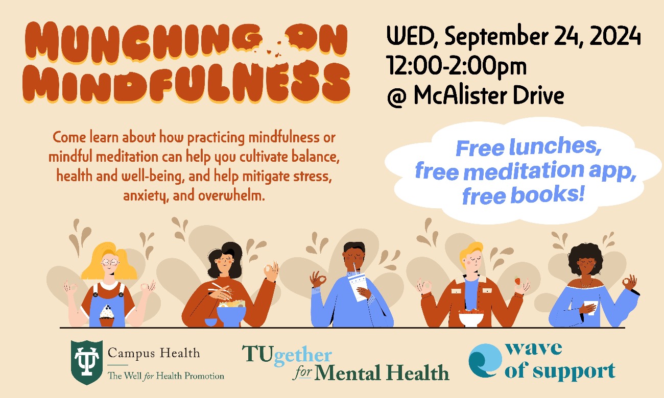 Munching on Mindfulness illustration