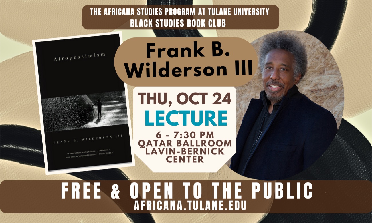 Frank B. Wilderson III: Afropessimism - Lecture illustration