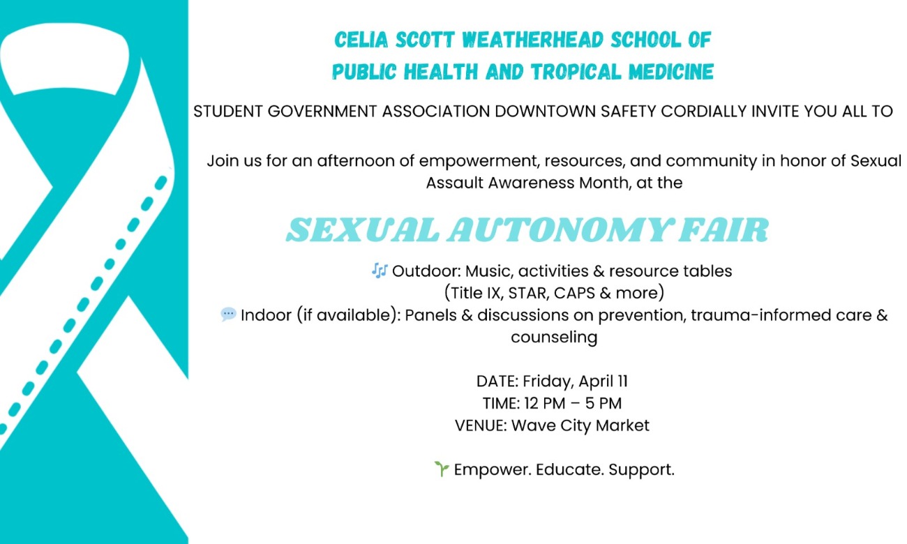 SGA Downtown Safety Sexual Autonomy Fair  illustration