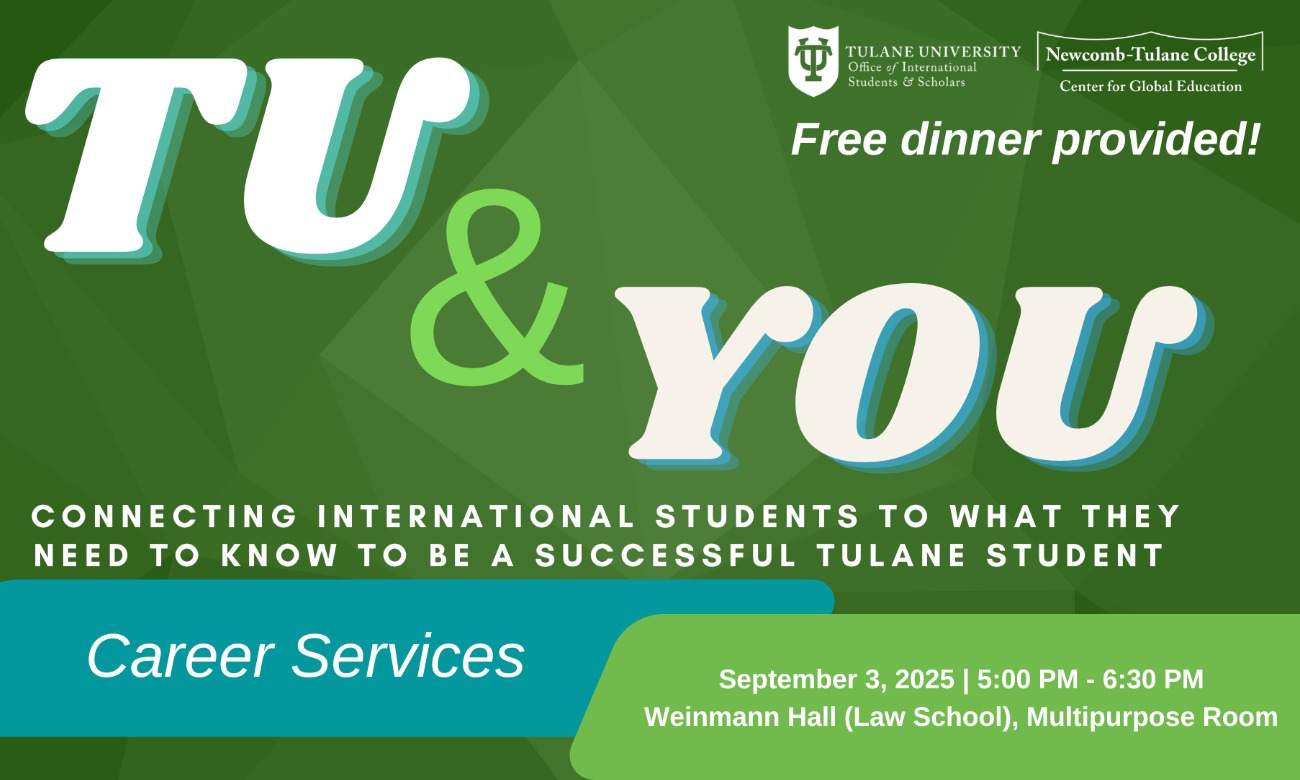 TU & You: Kickstart Your Career with Career Services! illustration