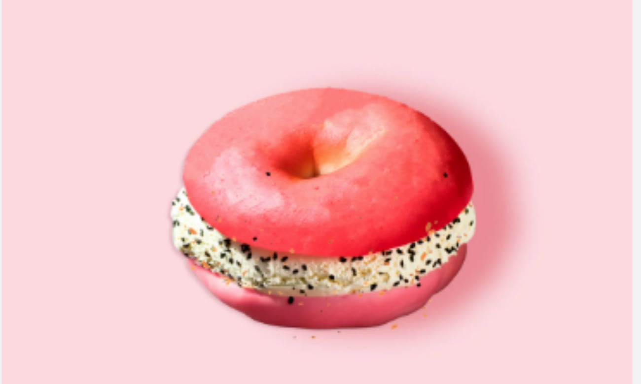 Free- Valentine themed Bagel Brunch illustration