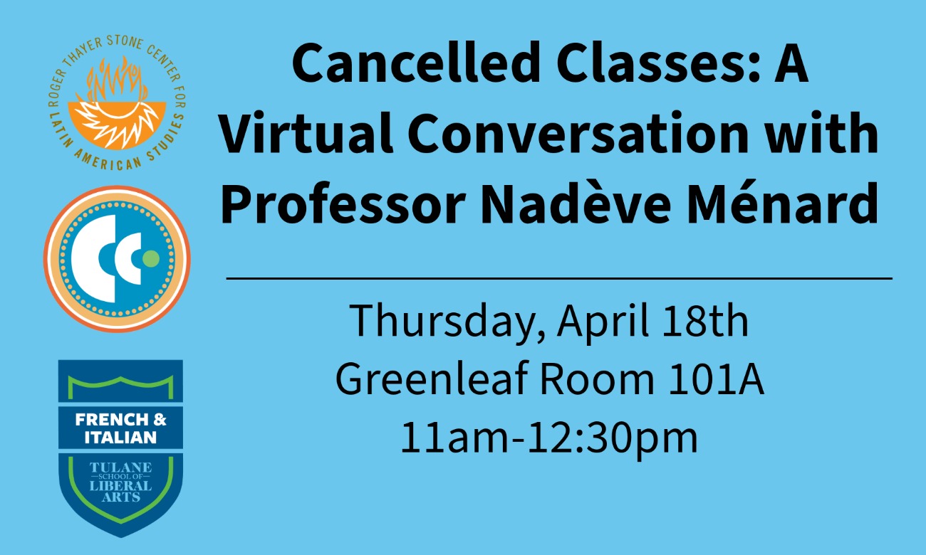 Cancelled Classes: A Virtual Conversation with Professor Nadève Ménard on Haiti's Current Situation  illustration