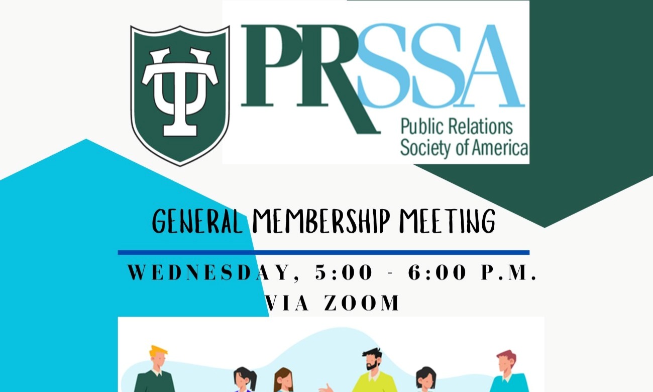 Public Relations Student Society of America Tulane University Chapter illustration