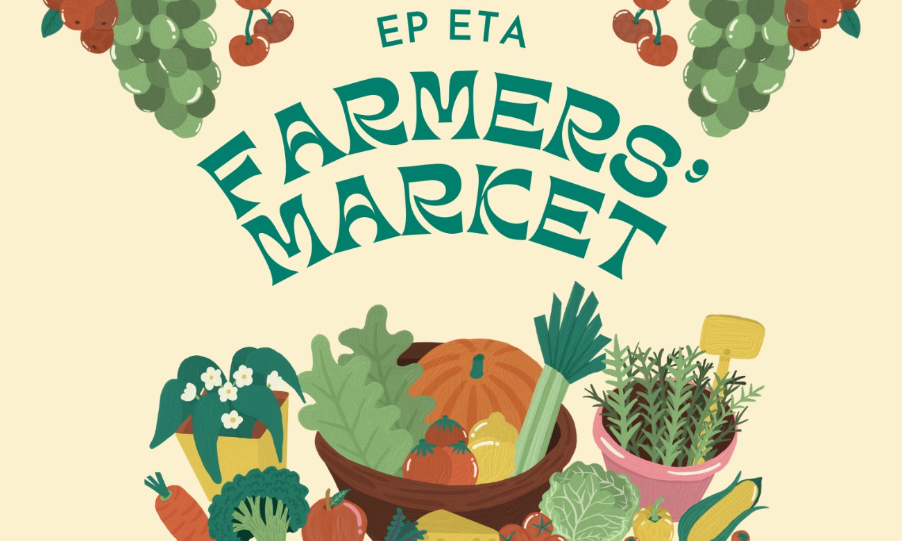 Ep Eta Day in the Farmer's Market illustration