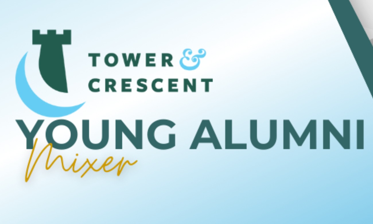 Tower and Crescent Young Alumni Mixer illustration