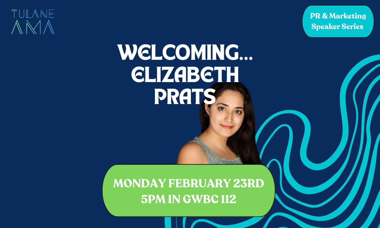 TUAMA Speaker Series - Elizabeth Prats (PR and Marketing) illustration