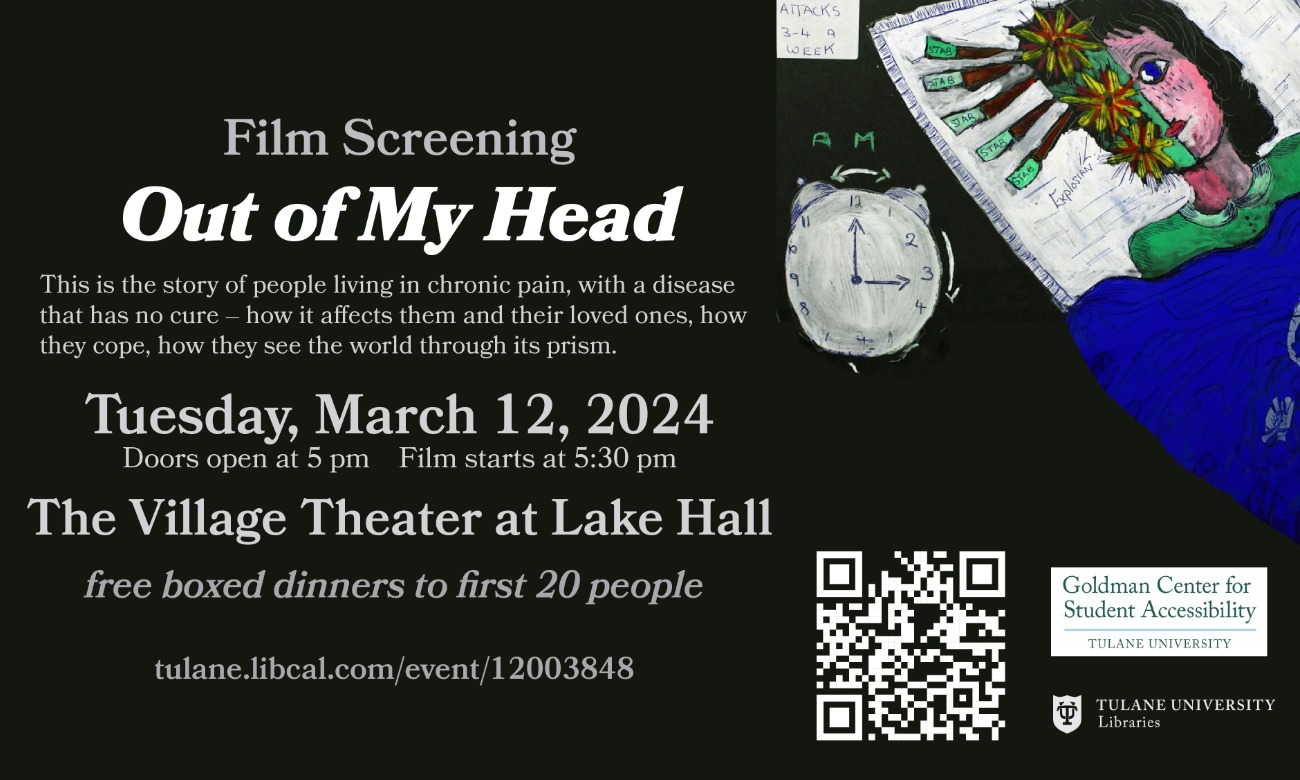 Disability Rights Month Film Screening: Out of My Head illustration