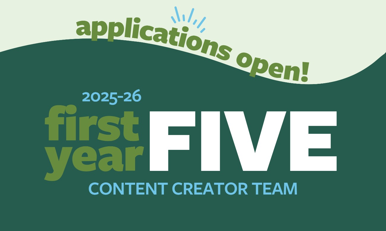 First-Year Five Application Info Tabling illustration