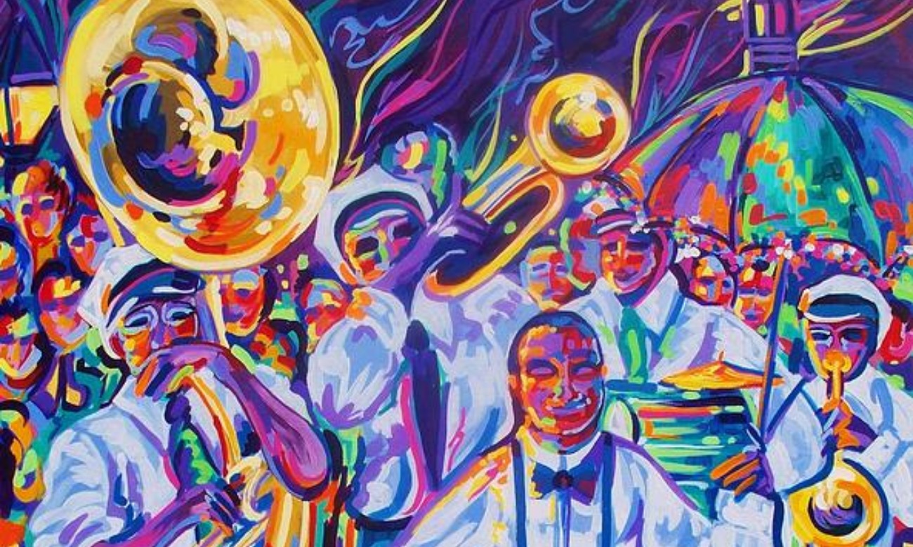 Tulane SPHTM Class of 2024 Graduation Second Line illustration