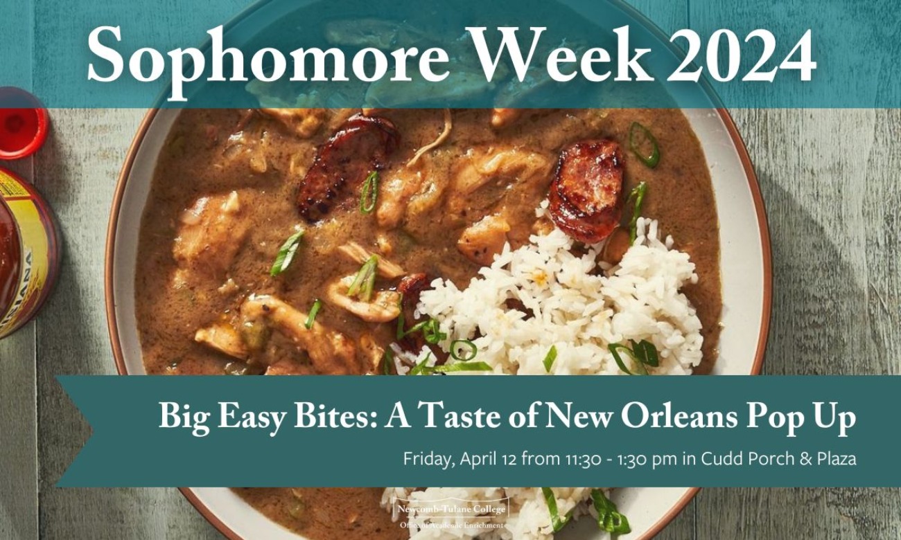 Sophomore Week: Big Easy Bites -- A Taste of New Orleans Pop Up illustration