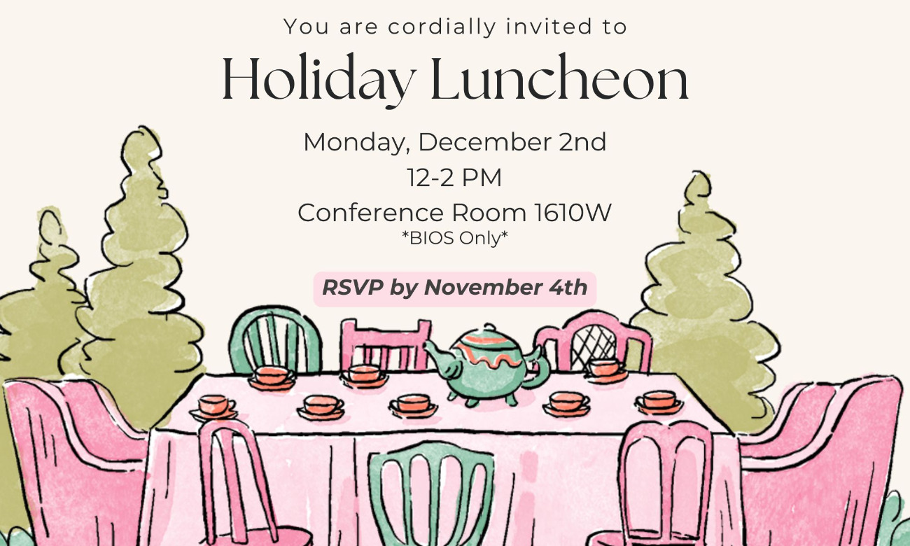 BIOS Holiday Luncheon illustration