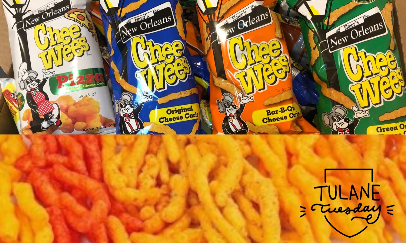 Tulane Tuesday | Chee Wees Snacks illustration