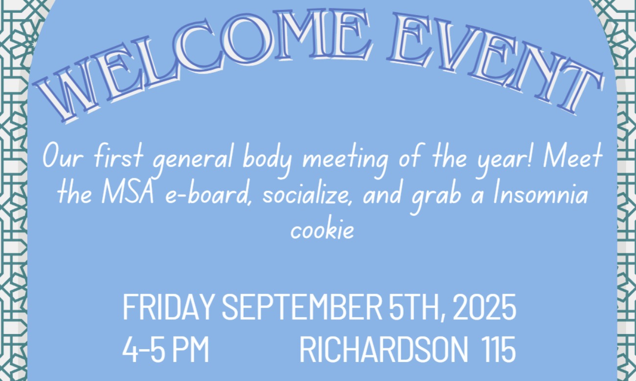 MSA First General Body Meeting illustration
