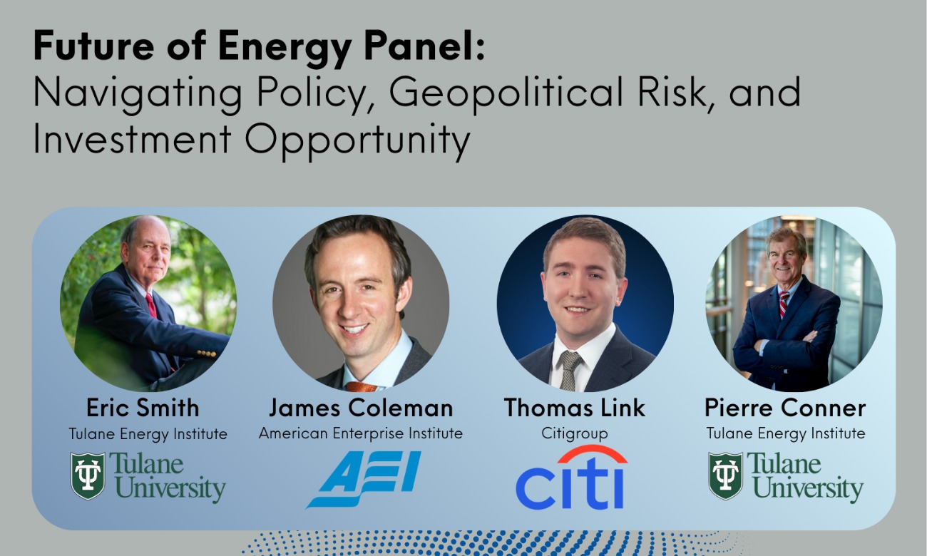 Future of Energy Panel: Navigating Policy, Geopolitical Risk, and Investment Opportunity illustration