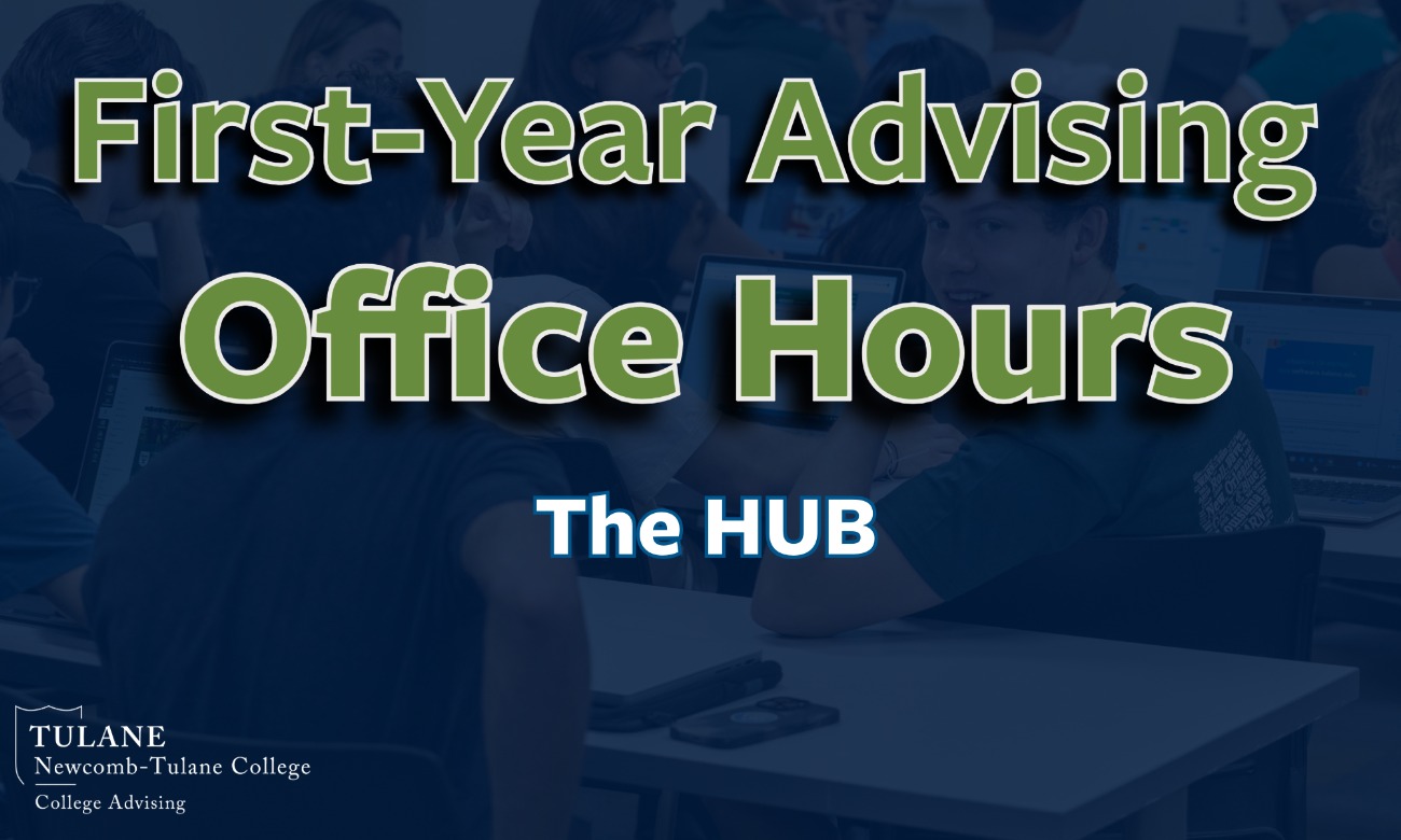 First-Year Advising Office Hours illustration