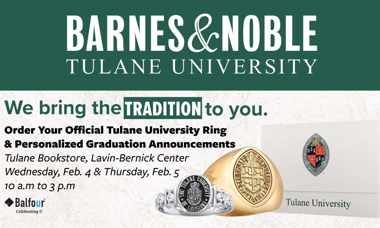 Order Your Official Tulane Ring and Graduation Announcements illustration