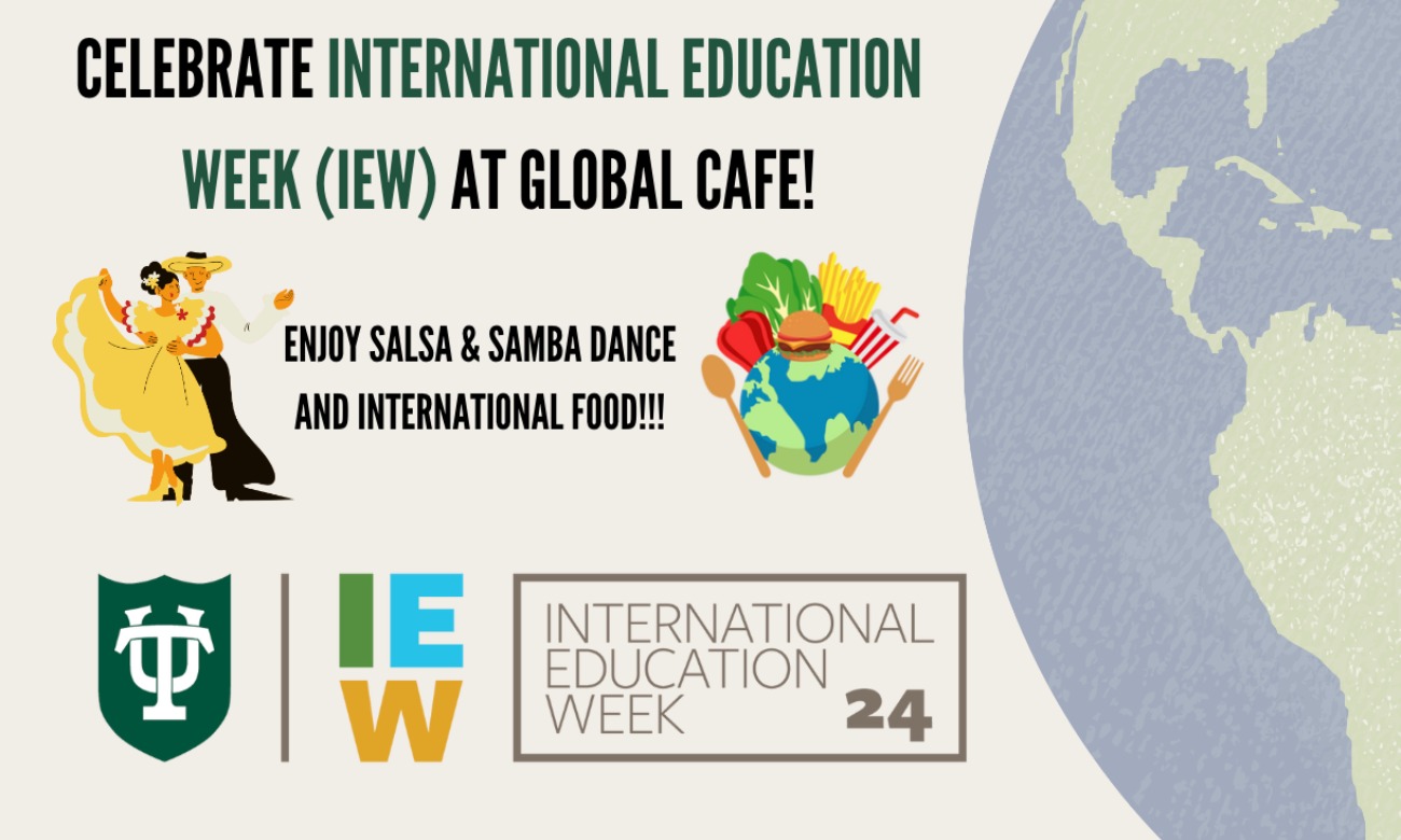 Global Cafe: International Education Week and Latino Dance Showcase illustration