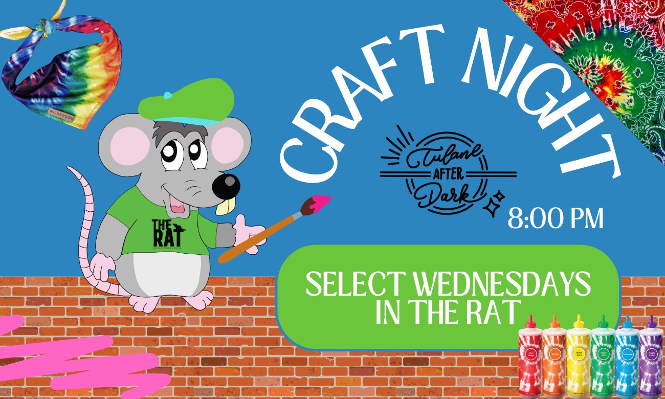 Craft Night in the Rat | Tie-Dye Bandanas illustration
