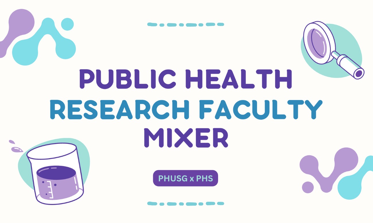 Public Health Research Faculty Mixer illustration