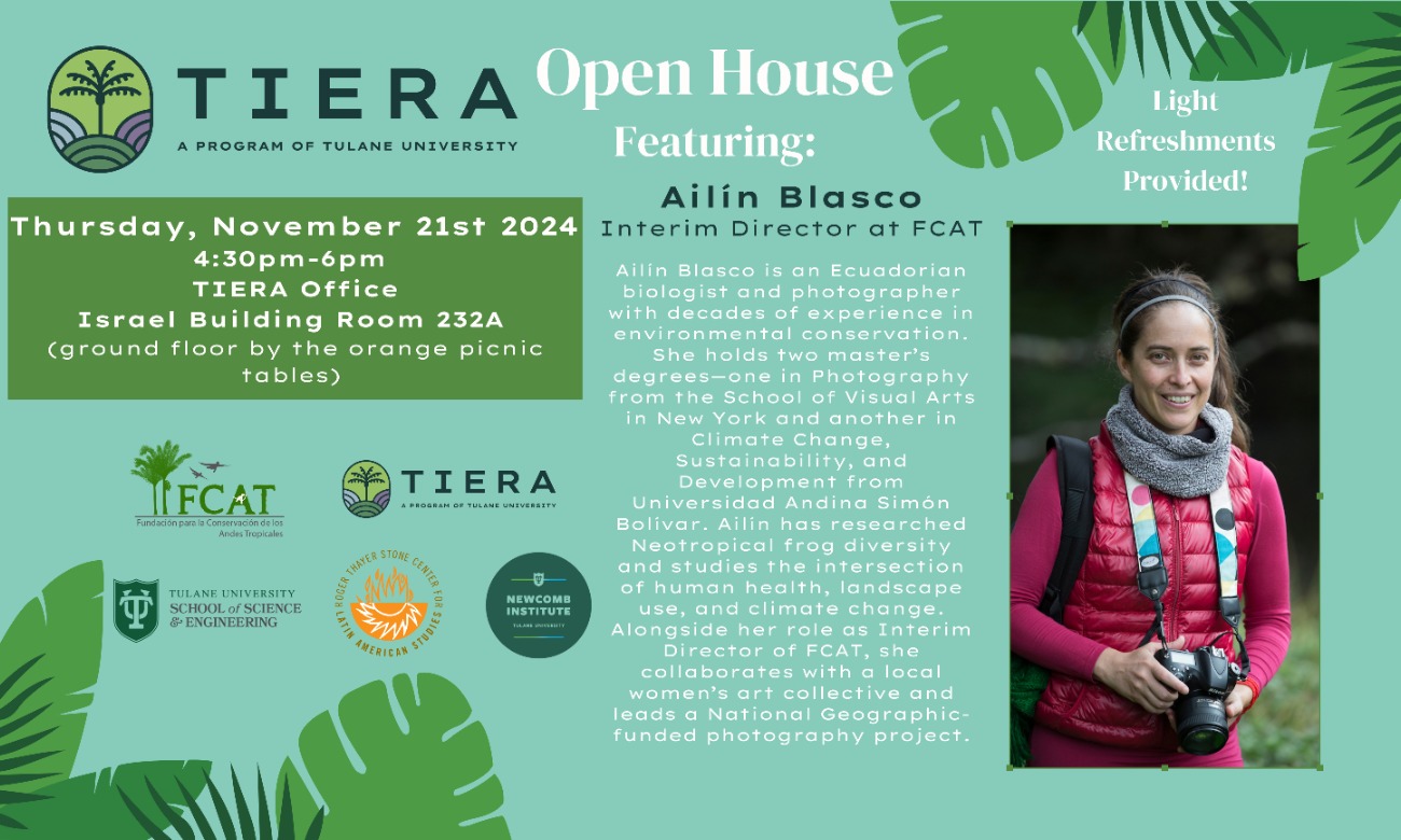 TIERA Open House Featuring Ailín Blasco illustration