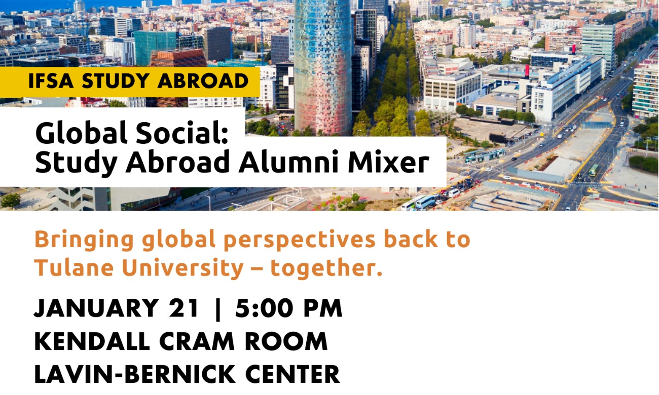 Study Abroad Alumni Mixer illustration