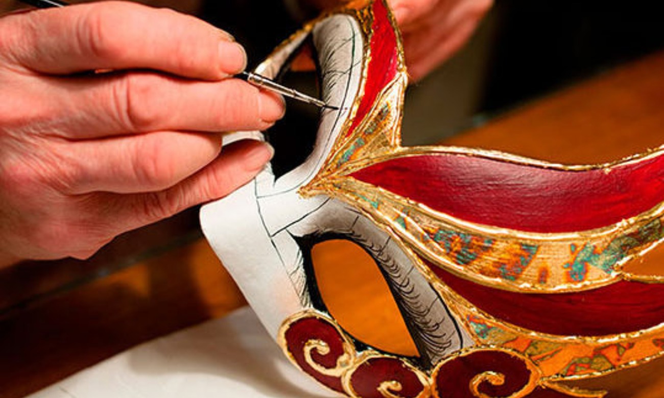 Mardi Gras Mask Making illustration