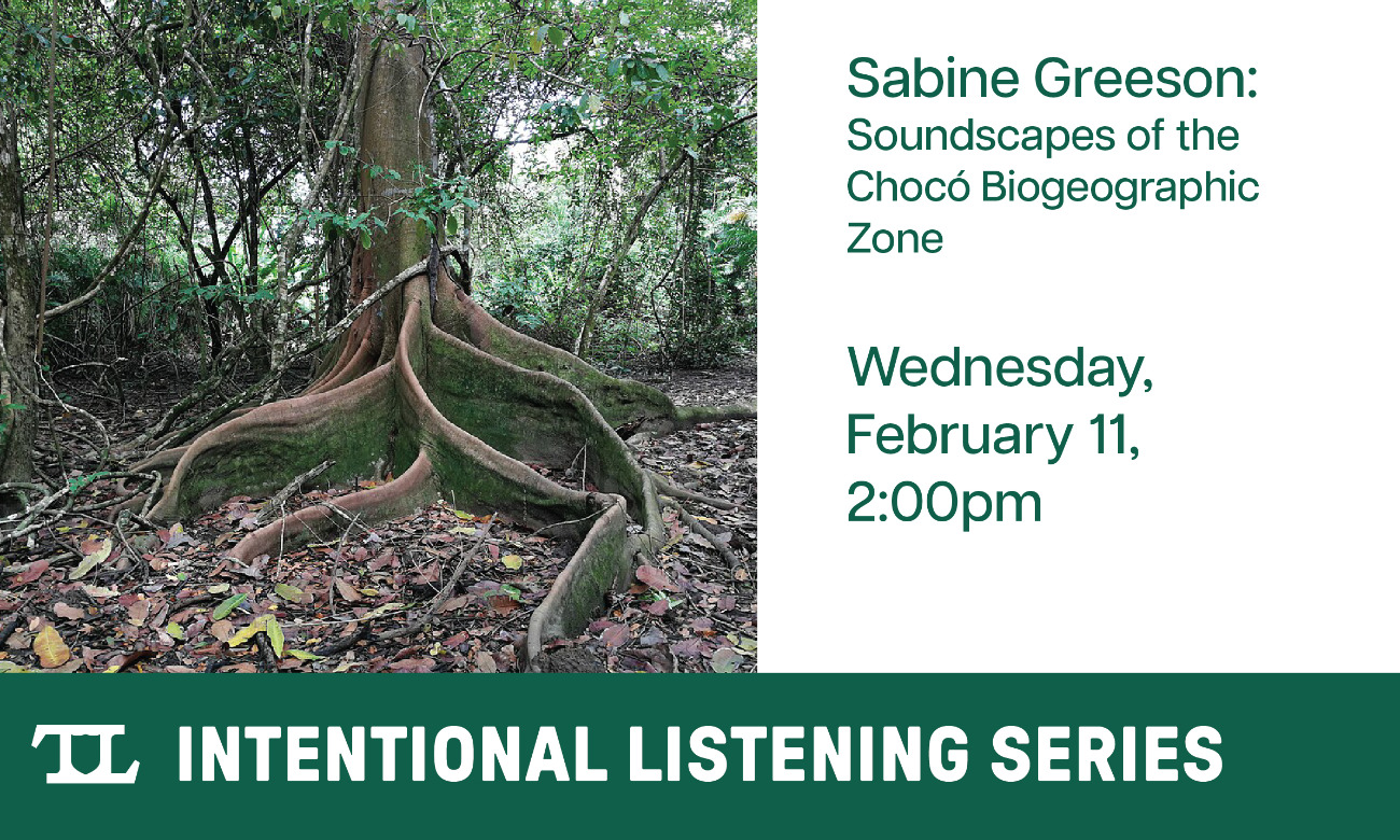 Intentional Listening with Sabine Greeson: Soundscapes of the Chocó Biogeographic Zone illustration