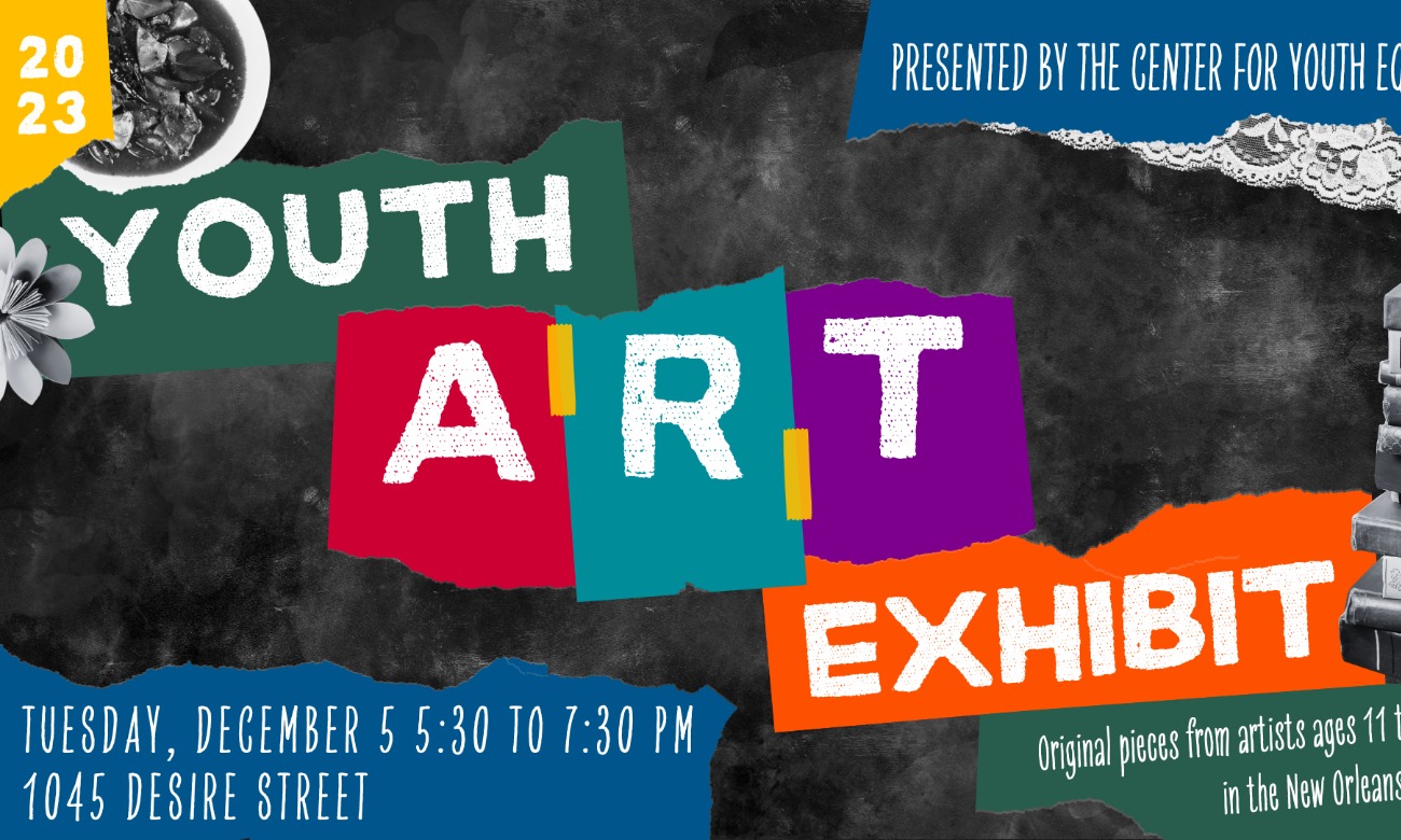 Youth Art Exhibit Gallery Opening presented by the Center for Youth Equity illustration