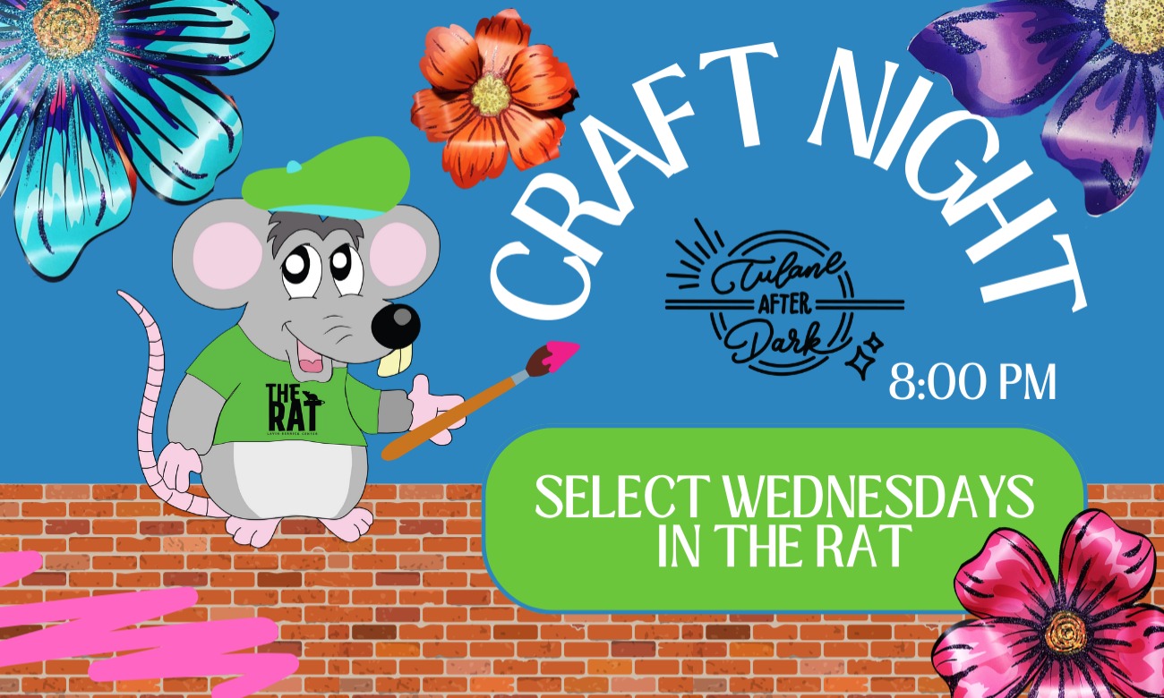 Craft Night in the Rat | Door House Float flowers illustration