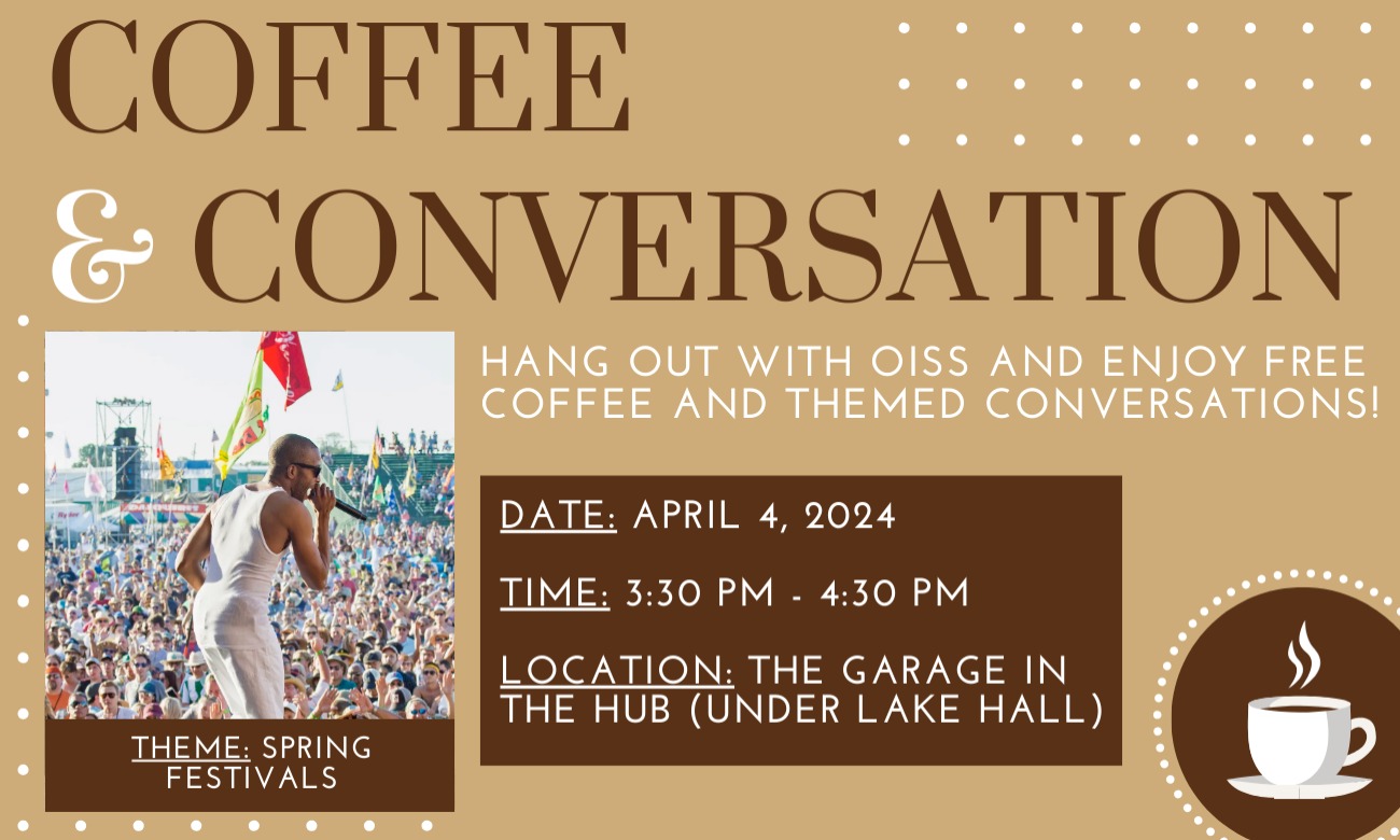 Coffee & Conversation: Spring Festivals illustration