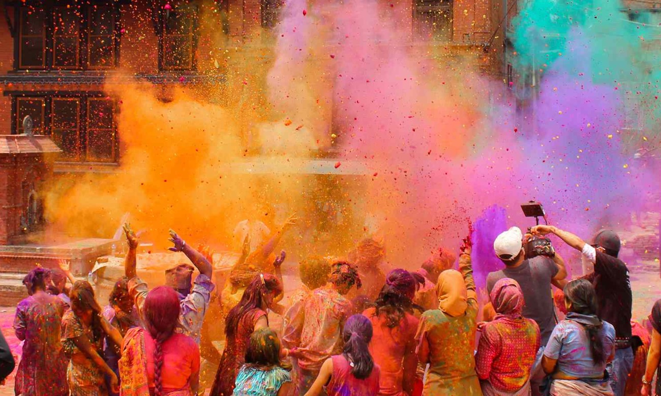 Holi 2025 - South Asian Association at Tulane University illustration