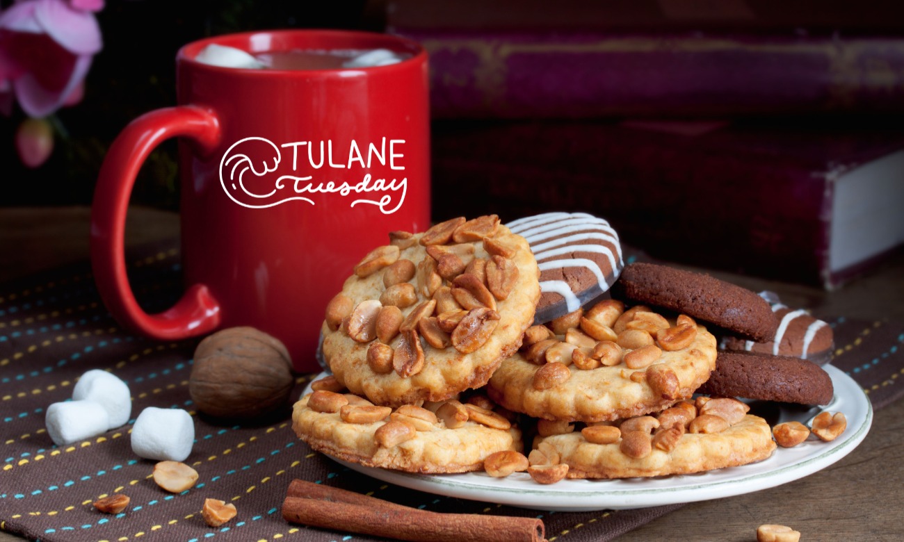 Tulane Tuesday | Cookies & Cocoa illustration