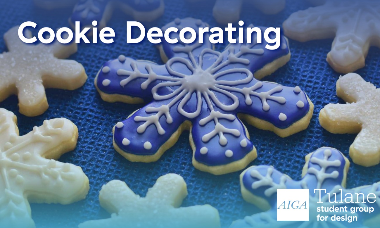 TU AIGA Cookie Decorating illustration