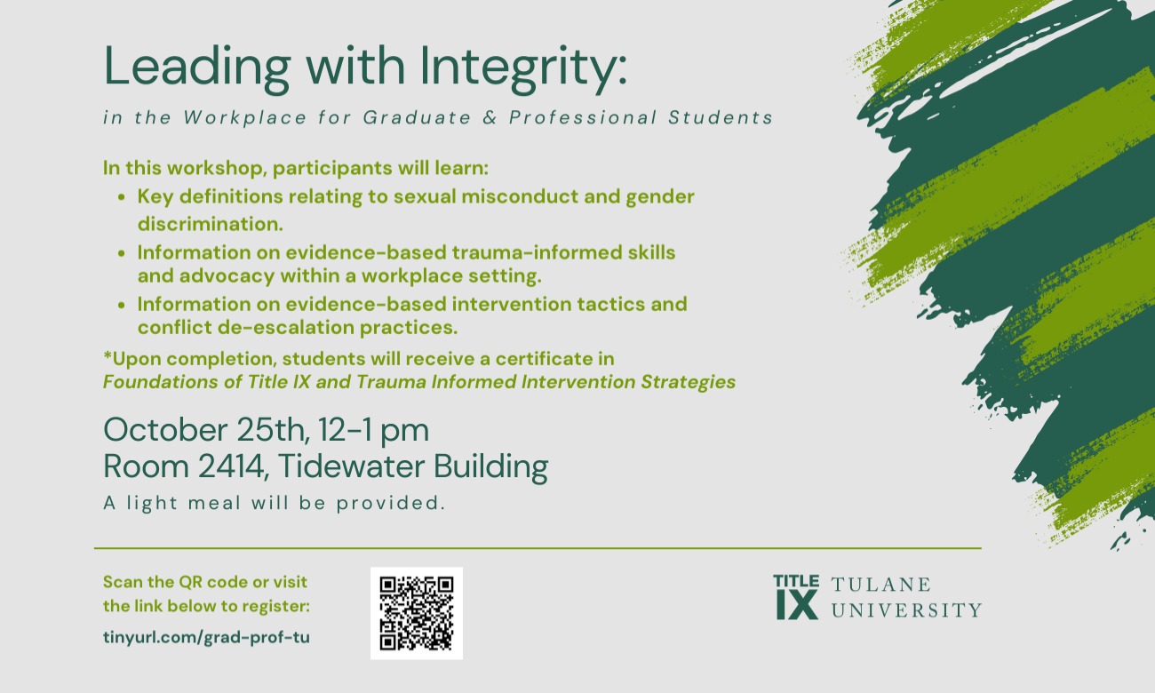 Leading with Integrity in the Workplace for Graduate & Professional Students illustration