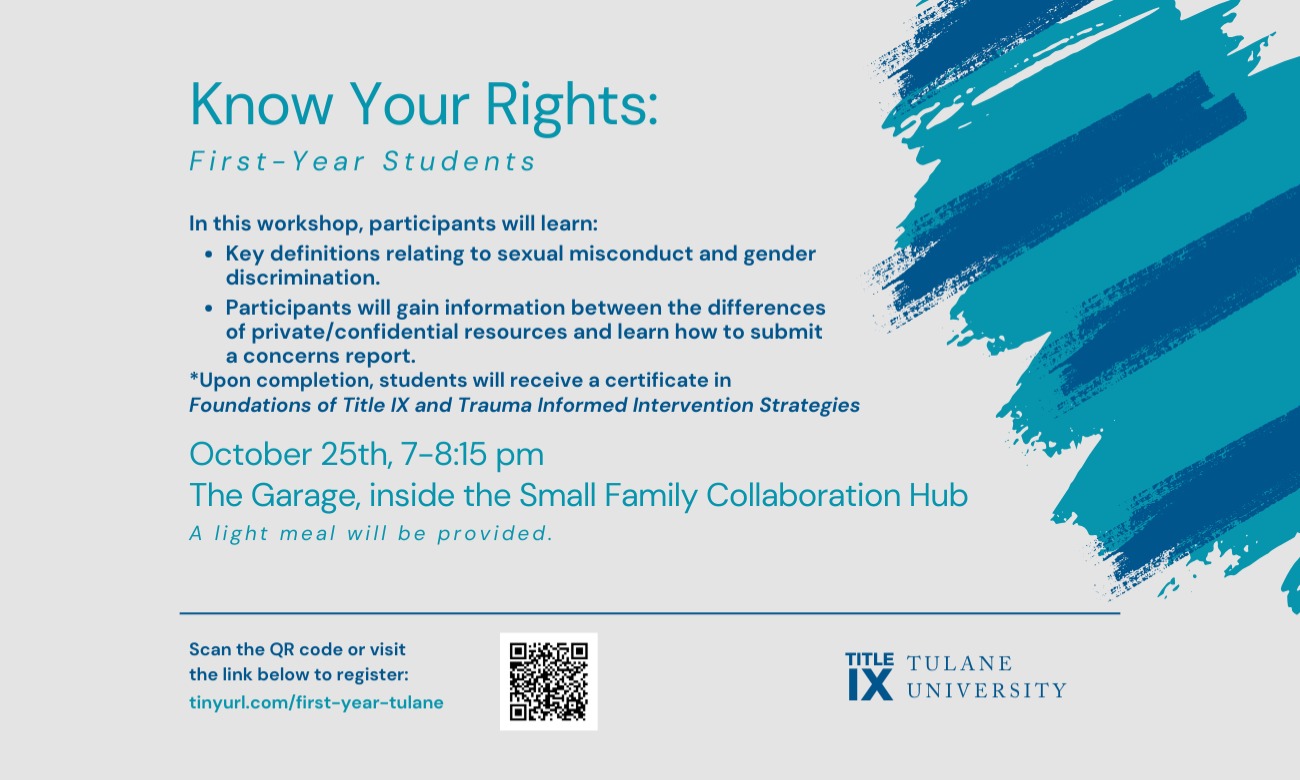 Know Your Rights: First-Year Students  illustration
