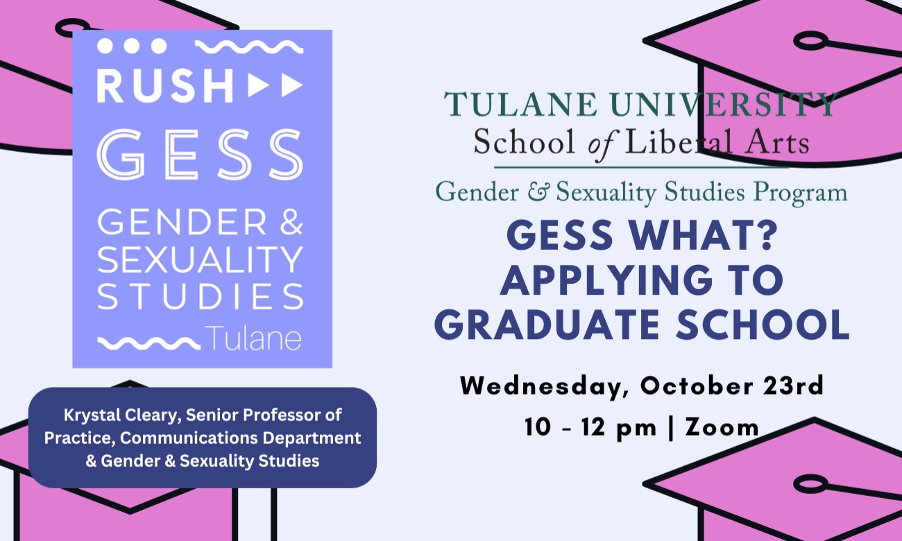 GESS What? Applying to Grad School illustration