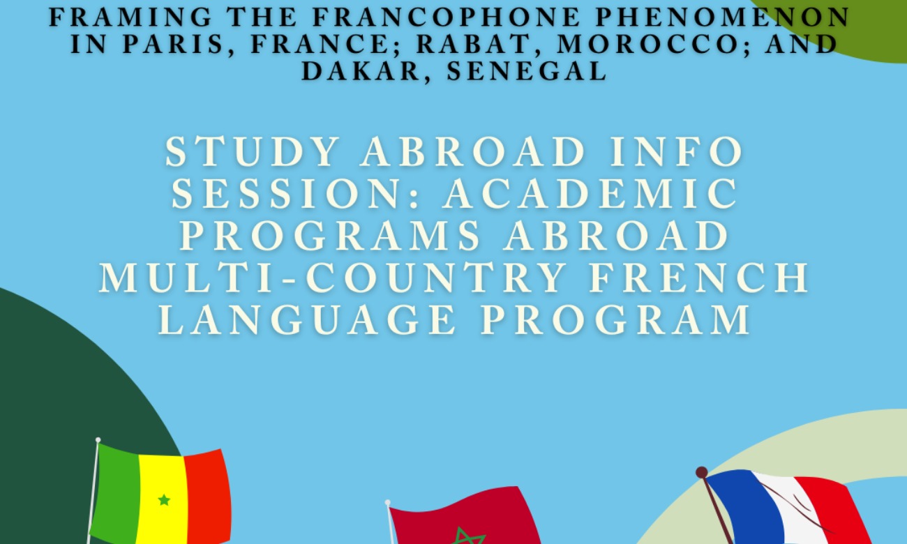 Study Abroad Info Session: France, Morocco, Senegal (APA Abroad) illustration