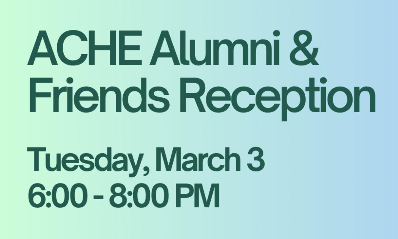 ACHE Alumni & Friends Reception illustration