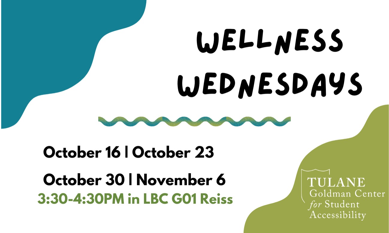 Wellness Wednesdays with the Goldman Center illustration