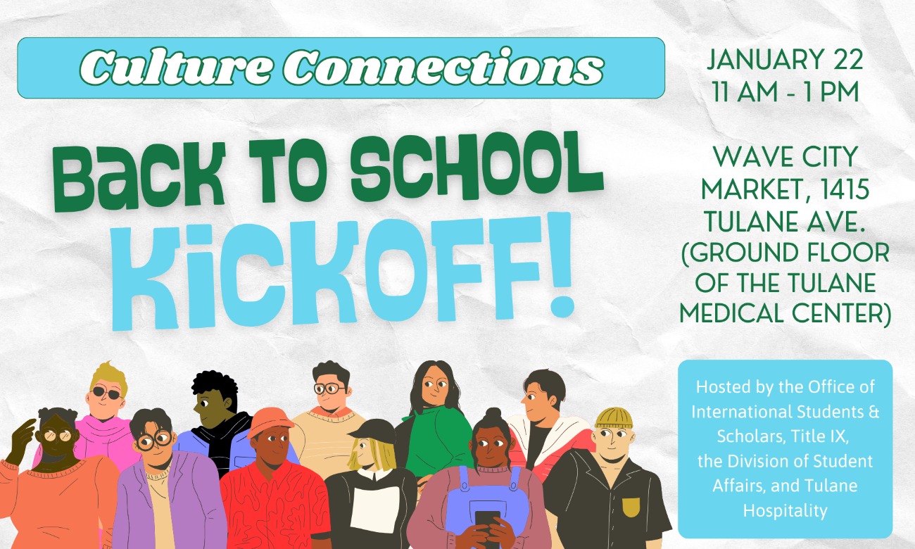 Culture Connections: Back to School Kickoff! illustration