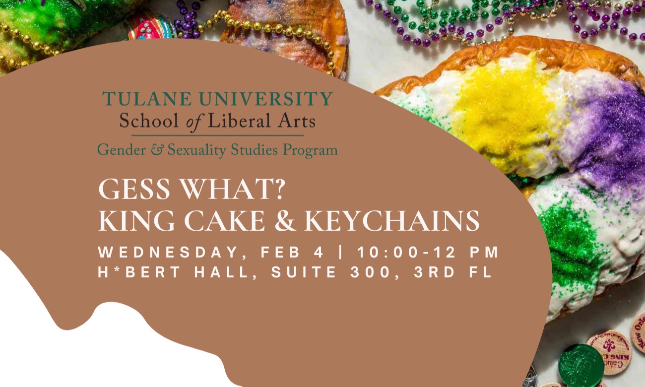 GESS What? King Cake & Keychains illustration