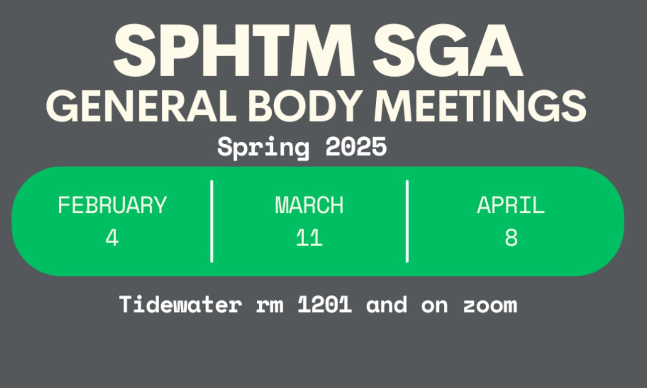 SPHTM SGA General Student Body Meetings illustration