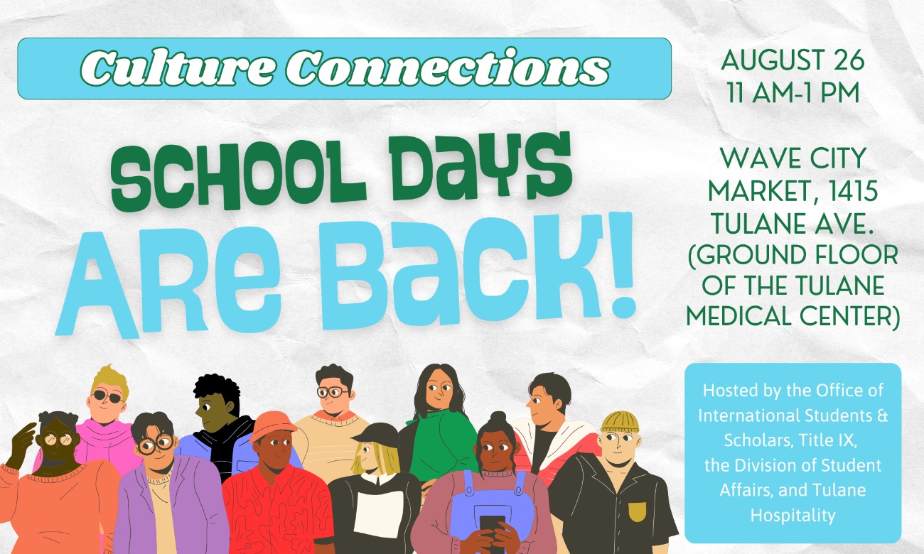 Culture Connections: School Days Are Back! illustration