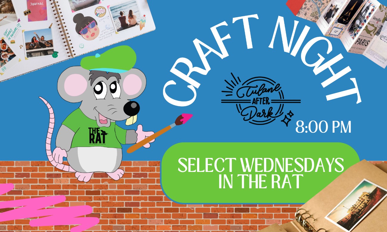 Craft Night in the Rat | Scrapbook Night illustration