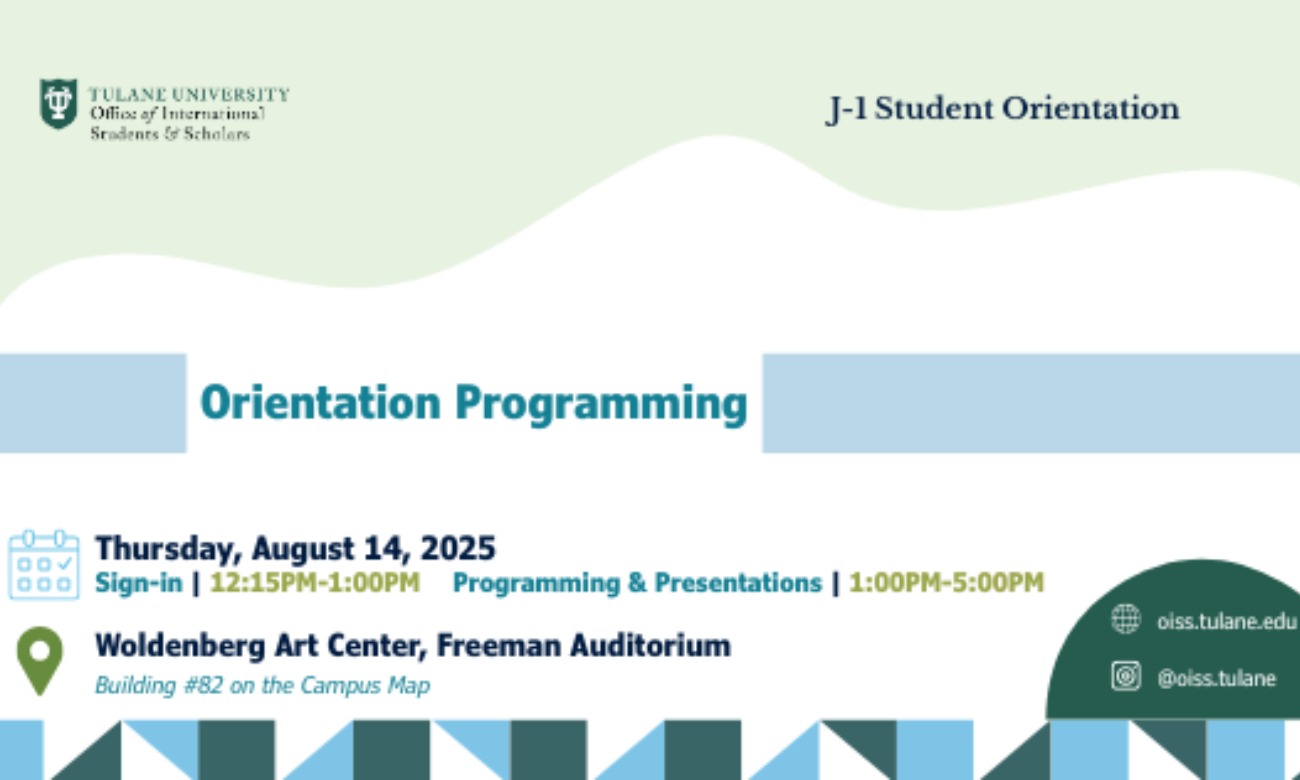 OISS J-1 Exchange Student Orientation illustration