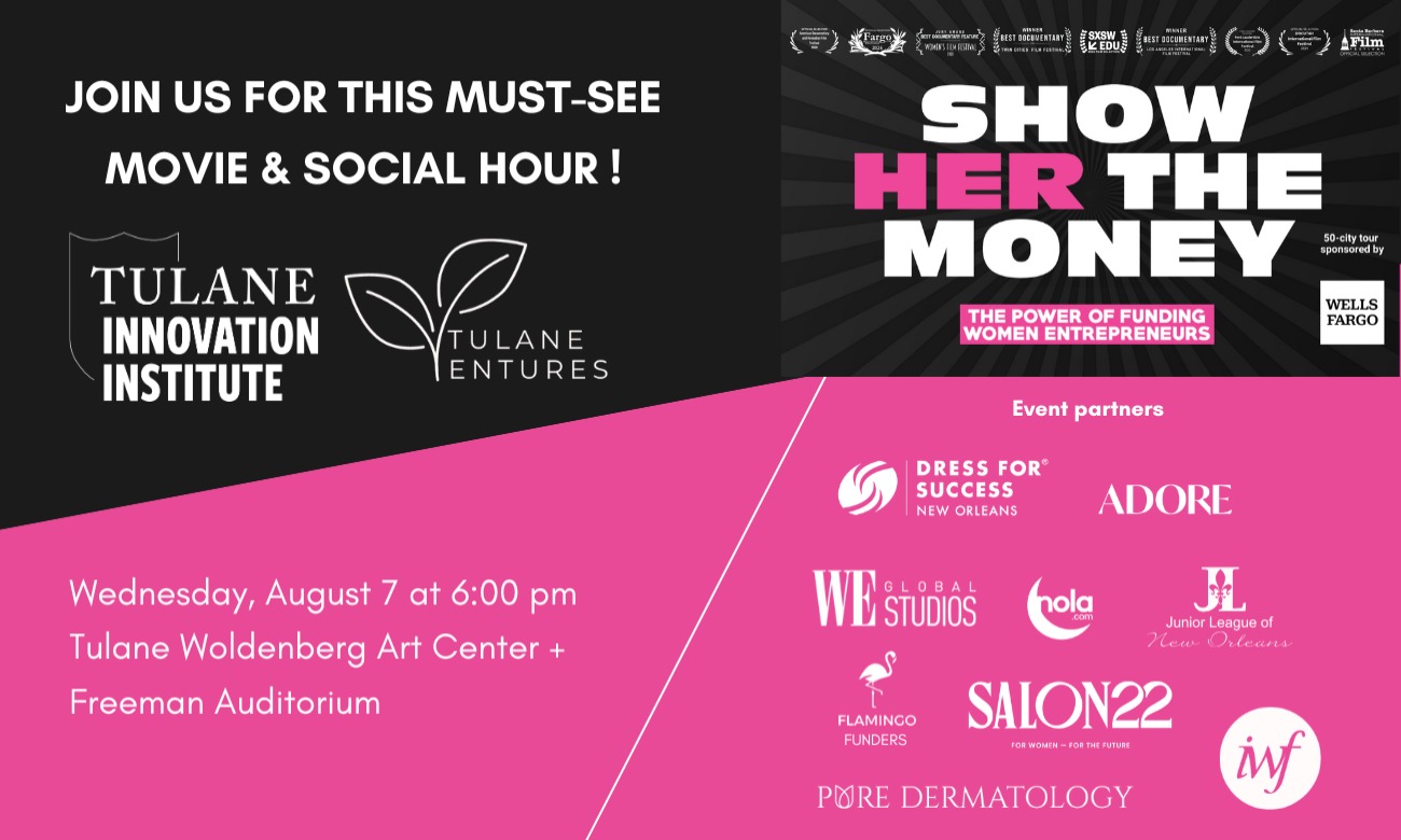 Show Her the Money Event Screening + Social illustration