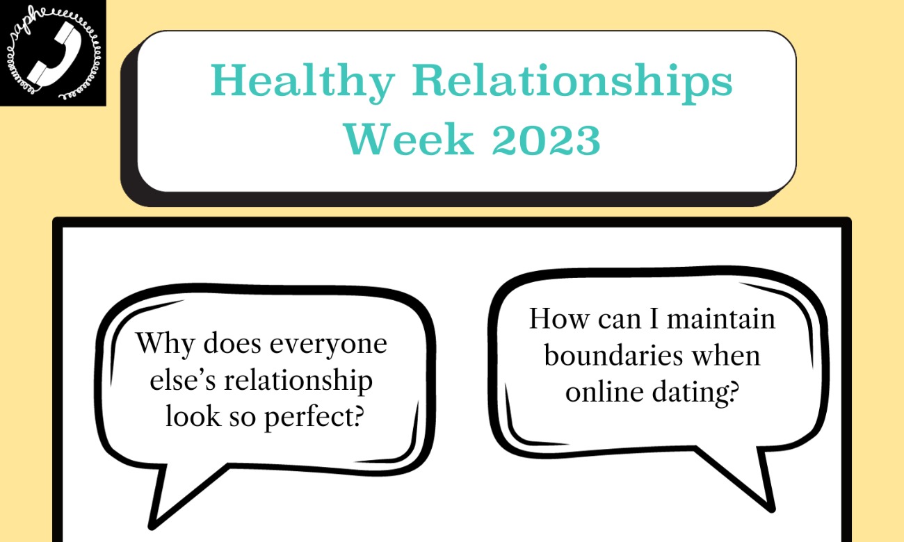 Healthy Relationships Week Tabling illustration