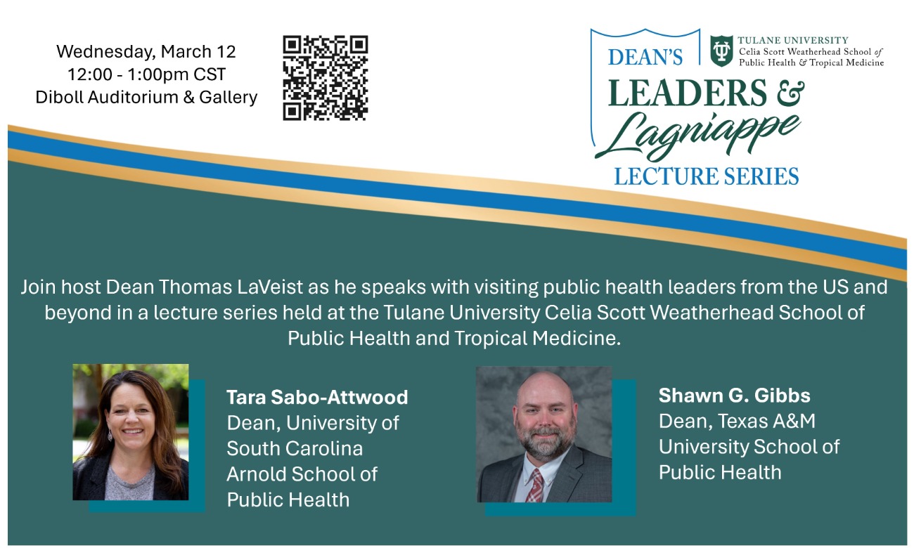 Dean's Leaders & Lagniappe Lecture Series: March 12 illustration