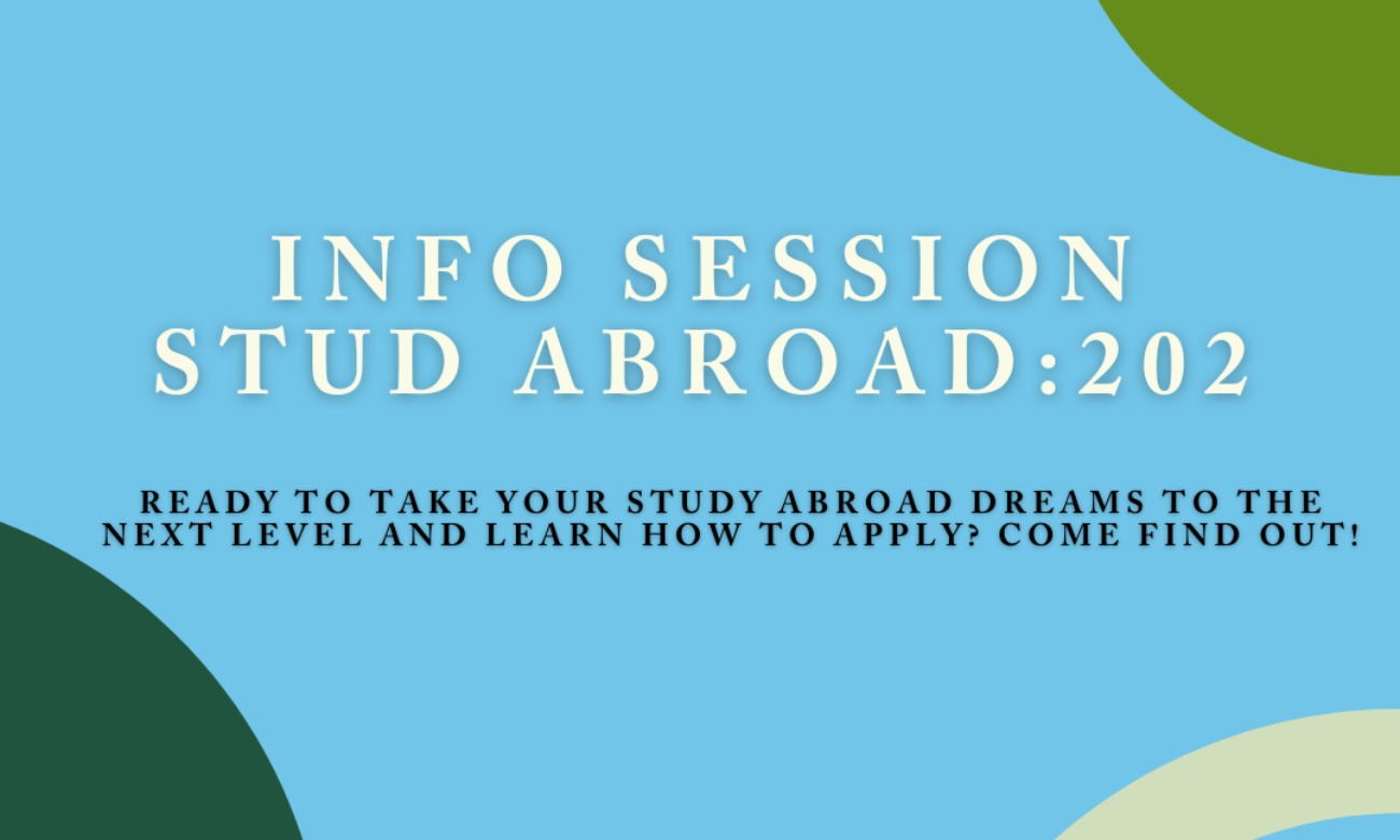 Study Abroad Weekly Info Session: + Student Presentation illustration